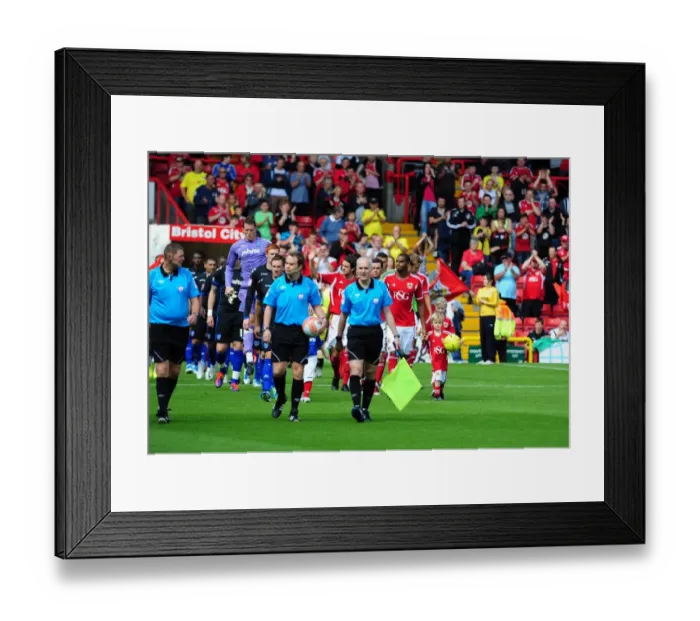 Framed Print : Bristol City vs Portsmouth: Season 11-12 Football Rivalry