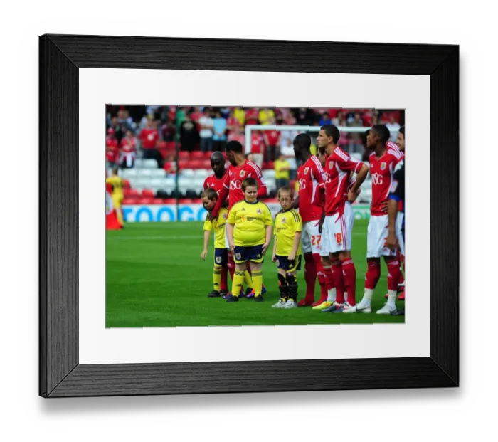 Framed Print : Bristol City vs Portsmouth: A Football Rivalry - Season 11-12