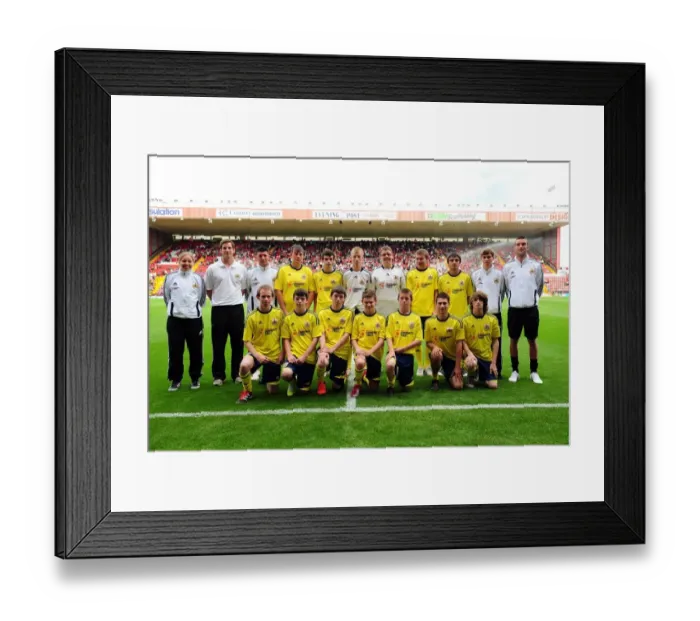 Framed Print : Bristol City vs Portsmouth: A Football Showdown - Season 11-12