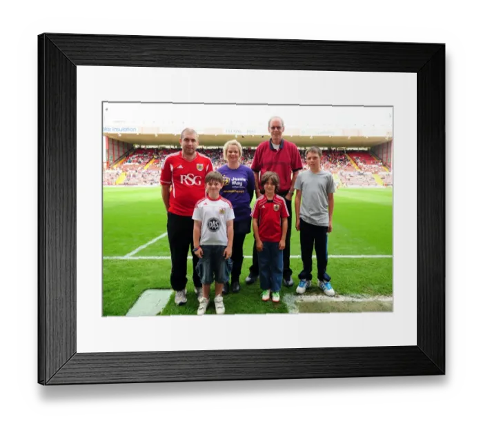 Framed Print : Bristol City vs Portsmouth: A Football Rivalry - Season 11-12
