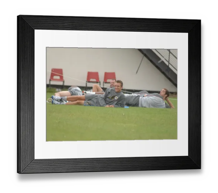 Framed Print : Martin Slocombe: Training with Bristol City FC (07-08) Framed Print : Martin Slocombe: Training with Bristol City FC (07-08)