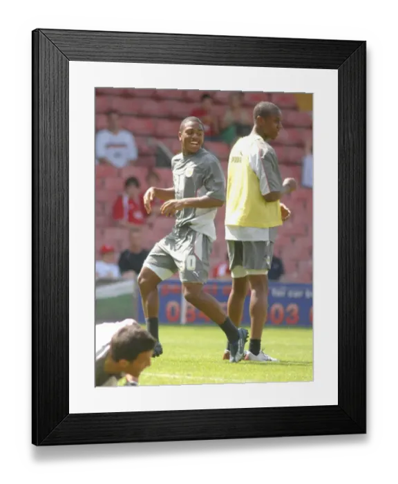Framed Print : Training Focus: Tristan Plummer with Bristol City FC (07-08)