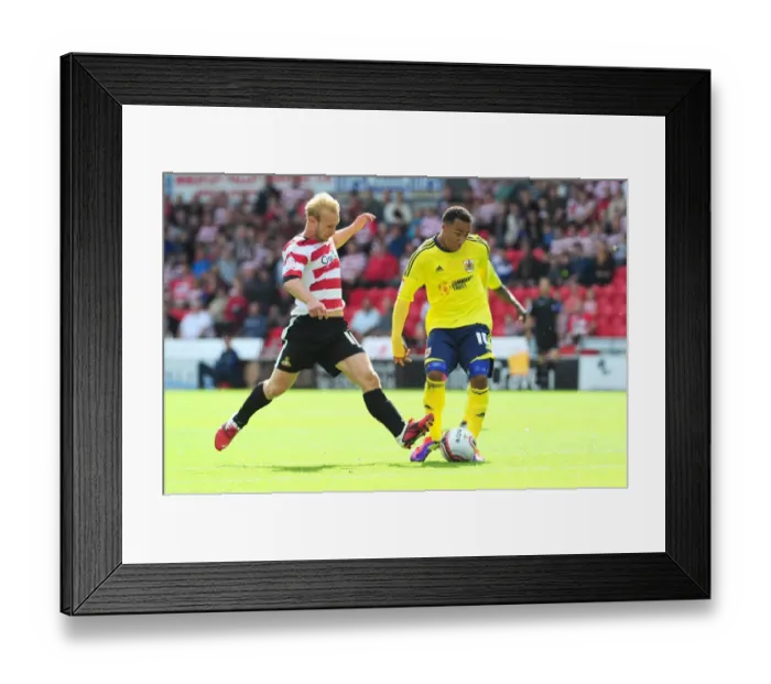 Framed Print : Nicky Maynard's Early Effort Misses Target: Doncaster Rovers vs. Bristol City, League Cup 2011 Framed Print : Nicky Maynard's Early Effort Misses Target: Doncaster Rovers vs. Bristol City, League Cup 2011