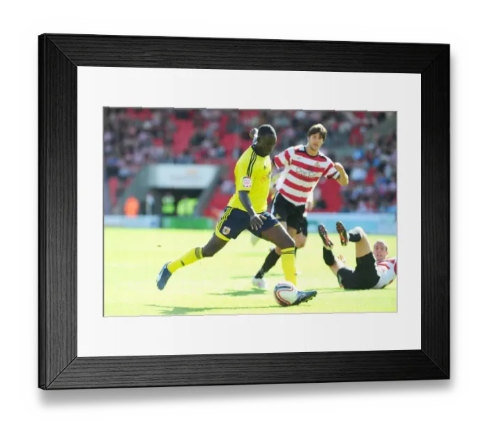Framed Print : Adomah Scores First: Doncaster Rovers vs. Bristol City, League Cup 2011 Framed Print : Adomah Scores First: Doncaster Rovers vs. Bristol City, League Cup 2011