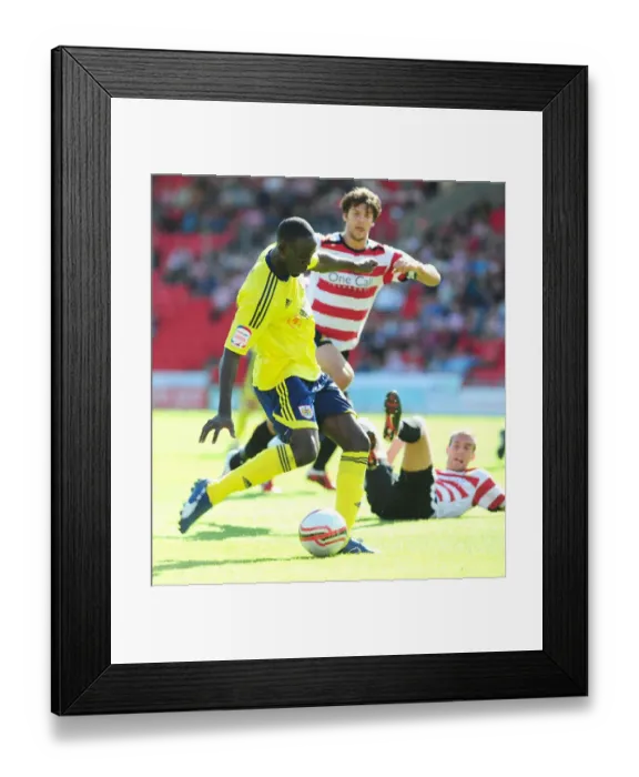 Framed Print : Adomah Scores First: Doncaster Rovers vs. Bristol City, League Cup 2011 Framed Print : Adomah Scores First: Doncaster Rovers vs. Bristol City, League Cup 2011