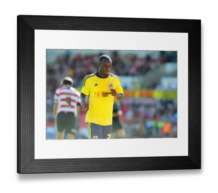 Framed Print : Albert Adomah's Stunner: Opening Goal for Bristol City in Doncaster Rovers vs. League Cup Clash (27.08.2011) Framed Print : Albert Adomah's Stunner: Opening Goal for Bristol City in Doncaster Rovers vs. League Cup Clash (27.08.2011)