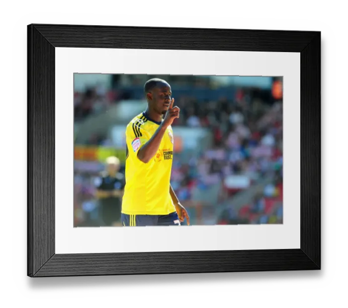 Framed Print : Adomah's Opener: Doncaster Rovers vs. Bristol City, League Cup 2011