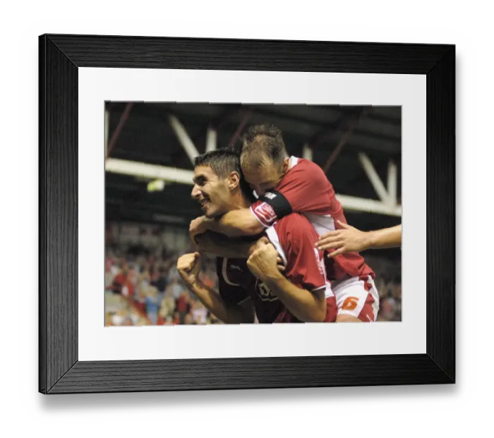 Framed Print : Bradley Orr: Clash of the Cities - Bristol vs. Manchester