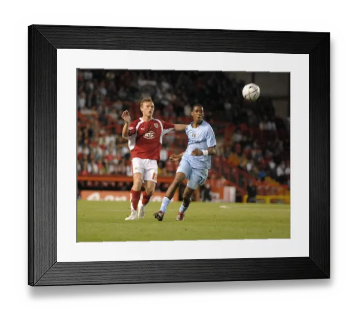 Framed Print : A Moment of Intensity: Brian Wilson vs Manchester City Framed Print : A Moment of Intensity: Brian Wilson vs Manchester City