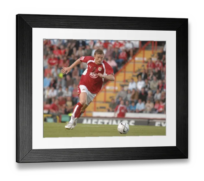 Framed Print : Brian Wilson's Brave Stand Against Manchester City: A Bristol City Football Club Legend Framed Print : Brian Wilson's Brave Stand Against Manchester City: A Bristol City Football Club Legend