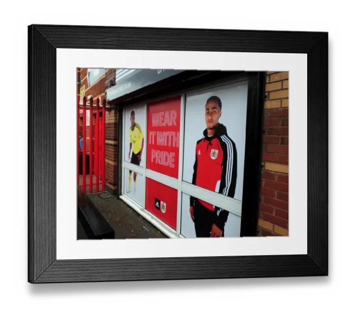 Framed Print : Bristol City vs. Brighton: A Clash from Season 11-12