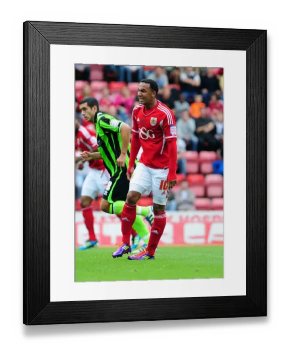 Framed Print : Bristol City's Nicky Maynard Displays Frustration During Championship Match vs. Brighton (10-09-2011) Framed Print : Bristol City's Nicky Maynard Displays Frustration During Championship Match vs. Brighton (10-09-2011)