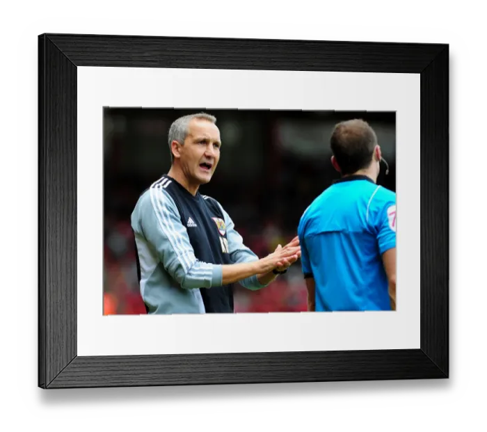 Framed Print : Keith Millen Guides Bristol City in Championship Clash Against Brighton at Ashton Gate Stadium - 10 / 09 / 2011 Framed Print : Keith Millen Guides Bristol City in Championship Clash Against Brighton at Ashton Gate Stadium - 10 / 09 / 2011