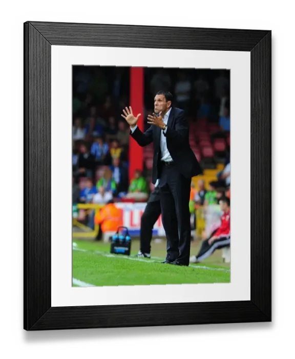 Framed Print : Gus Poyet at the Helm: Championship Showdown between Bristol City and Brighton - September 10, 2011 Framed Print : Gus Poyet at the Helm: Championship Showdown between Bristol City and Brighton - September 10, 2011