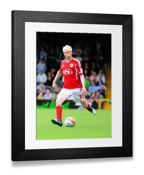 Framed Print : Ryan McGivern in Action: Bristol City vs Brighton, Championship Match (10-09-2011) - Ashton Gate Stadium Framed Print : Ryan McGivern in Action: Bristol City vs Brighton, Championship Match (10-09-2011) - Ashton Gate Stadium