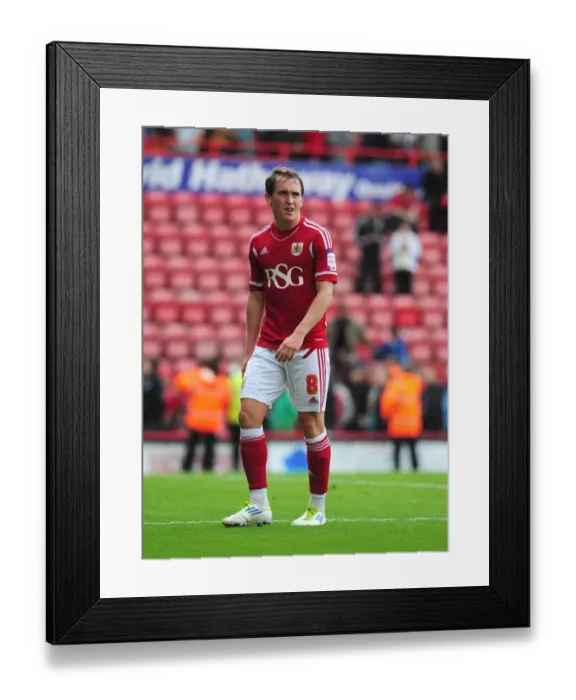 Framed Print : Bristol City's Neil Kilkenny in Action Against Brighton in Championship Clash (Sept 10, 2011) - Editorial Use Only Framed Print : Bristol City's Neil Kilkenny in Action Against Brighton in Championship Clash (Sept 10, 2011) - Editorial Use Only