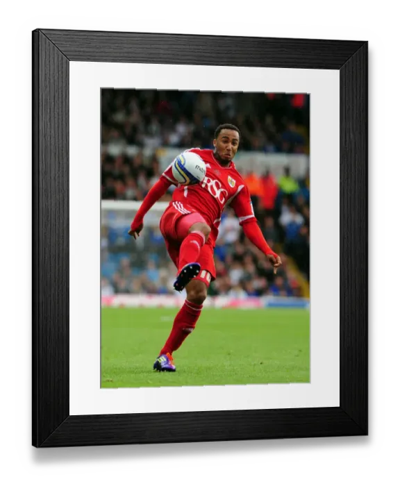 Framed Print : 16 / 09 / 2011: Nicky Maynard of Bristol City in League Cup Clash against Leeds United at Elland Road Framed Print : 16 / 09 / 2011: Nicky Maynard of Bristol City in League Cup Clash against Leeds United at Elland Road
