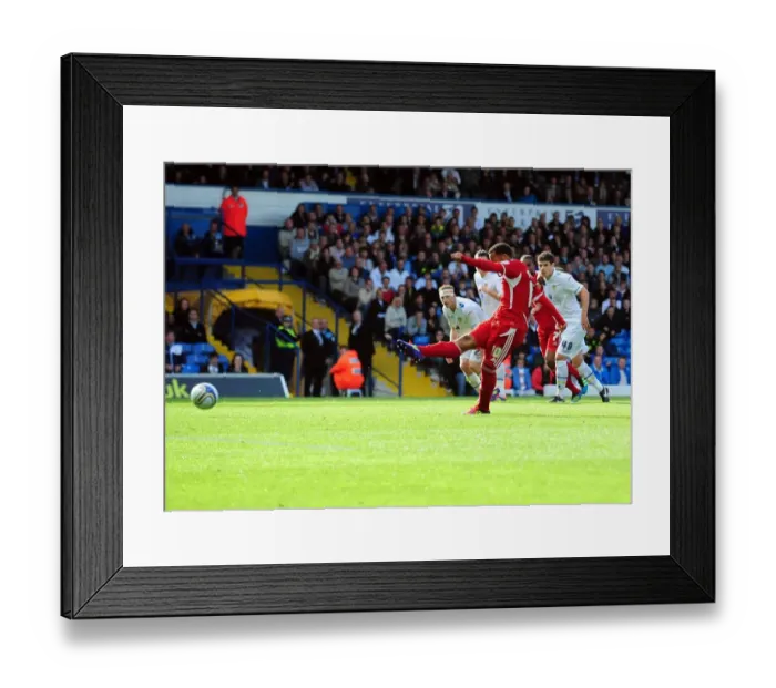 Framed Print : Andy Lonergan Saves Nicky Maynard's Penalty in Leeds United's Victory over Bristol City (16th September 2011) Framed Print : Andy Lonergan Saves Nicky Maynard's Penalty in Leeds United's Victory over Bristol City (16th September 2011)