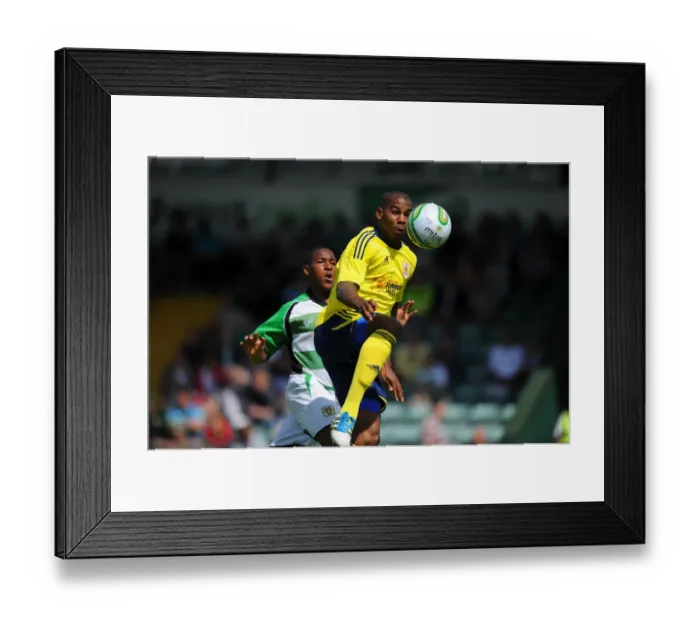 Framed Print : Bristol City vs Yeovil Town: Pre-Season Friendly Showdown at Huish Park - Marvin Elliott vs Anthony Edgar Framed Print : Bristol City vs Yeovil Town: Pre-Season Friendly Showdown at Huish Park - Marvin Elliott vs Anthony Edgar