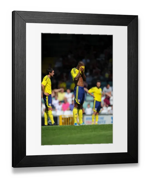 Framed Print : Bristol City vs Yeovil: A Football Showdown - Season 11-12