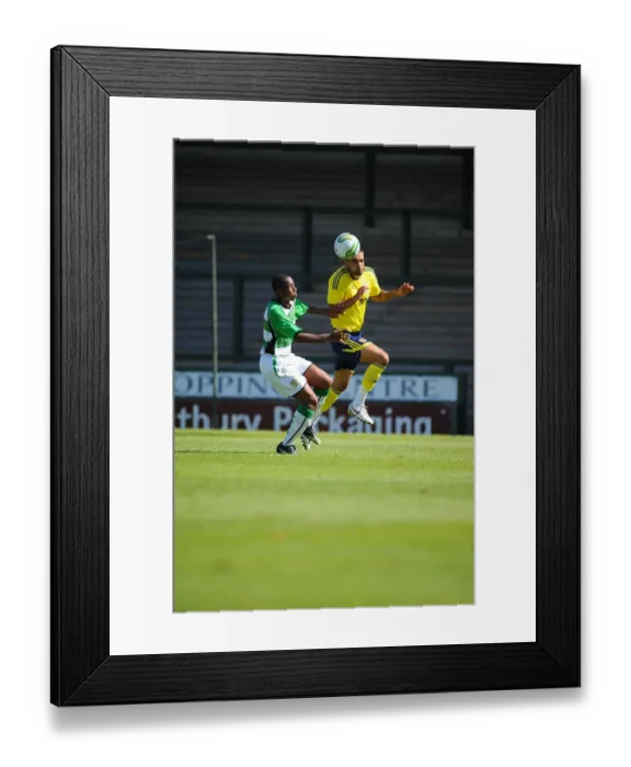 Framed Print : Bristol City vs Yeovil Town: Hughton vs Fontaine - Pre-Season Friendly Showdown at Huish Park