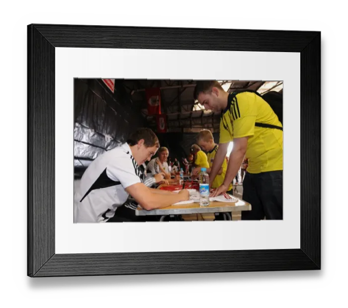 Framed Print : Behind-the-Scenes: Bristol City FC First Team Open Day 2011-12