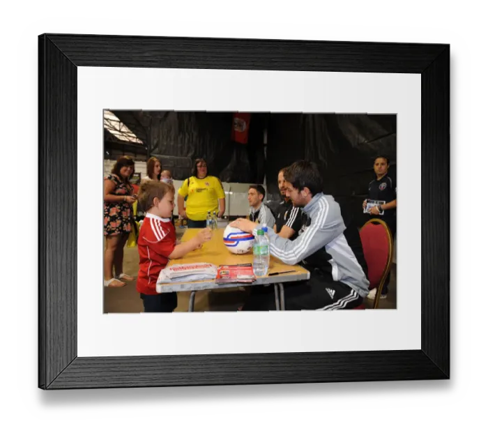 Framed Print : Bristol City FC Open Day: First Team Season 11-12