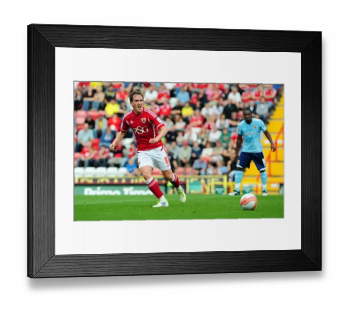 Framed Print : Neil Kilkenny in Action: Championship Showdown between Bristol City and Hull City at Ashton Gate Stadium (September 24, 2011) Framed Print : Neil Kilkenny in Action: Championship Showdown between Bristol City and Hull City at Ashton Gate Stadium (September 24, 2011)