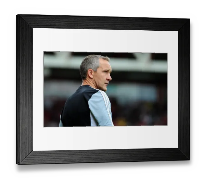 Framed Print : Keith Millen Directs Bristol City in Championship Battle against Hull City at Ashton Gate Stadium - 24 / 09 / 2011 Framed Print : Keith Millen Directs Bristol City in Championship Battle against Hull City at Ashton Gate Stadium - 24 / 09 / 2011
