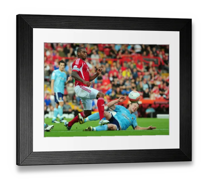 Framed Print : Bristol City's Marvin Elliott Fouls by Paul McKenna of Hull City - Championship Match, September 2011 Framed Print : Bristol City's Marvin Elliott Fouls by Paul McKenna of Hull City - Championship Match, September 2011