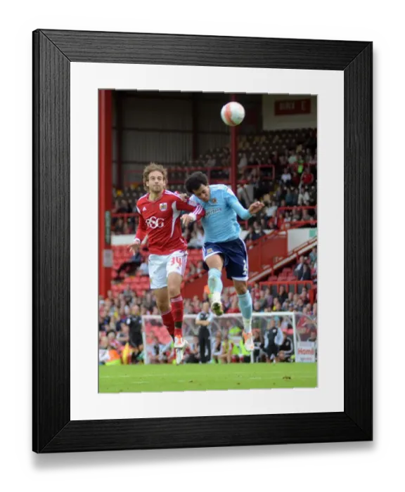 Framed Print : Brett Pitman Scores Late Equalizer: Bristol City vs. Hull City, Championship Match, Ashton Gate Stadium (September 24, 2011) Framed Print : Brett Pitman Scores Late Equalizer: Bristol City vs. Hull City, Championship Match, Ashton Gate Stadium (September 24, 2011)