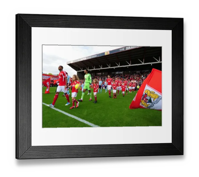 Framed Print : Bristol City vs Hull City: A Football Rivalry - Season 11-12