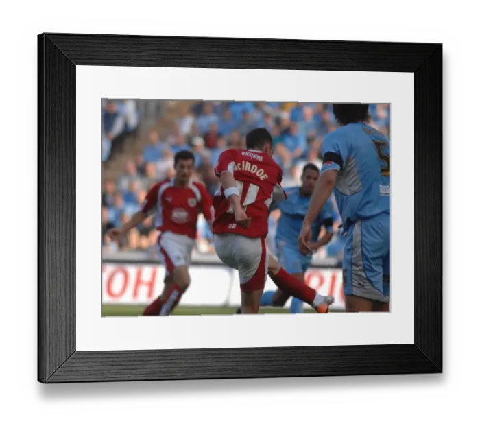 Framed Print : Football Rivalry: McIndoe's Battle - Coventry City vs. Bristol City Framed Print : Football Rivalry: McIndoe's Battle - Coventry City vs. Bristol City