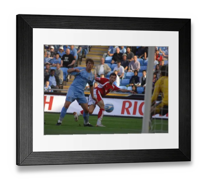 Framed Print : Ivan Sproule: Battle in the Bristol City vs. Coventry City Rivalry - A Midfielder's Intense Football Clash Framed Print : Ivan Sproule: Battle in the Bristol City vs. Coventry City Rivalry - A Midfielder's Intense Football Clash