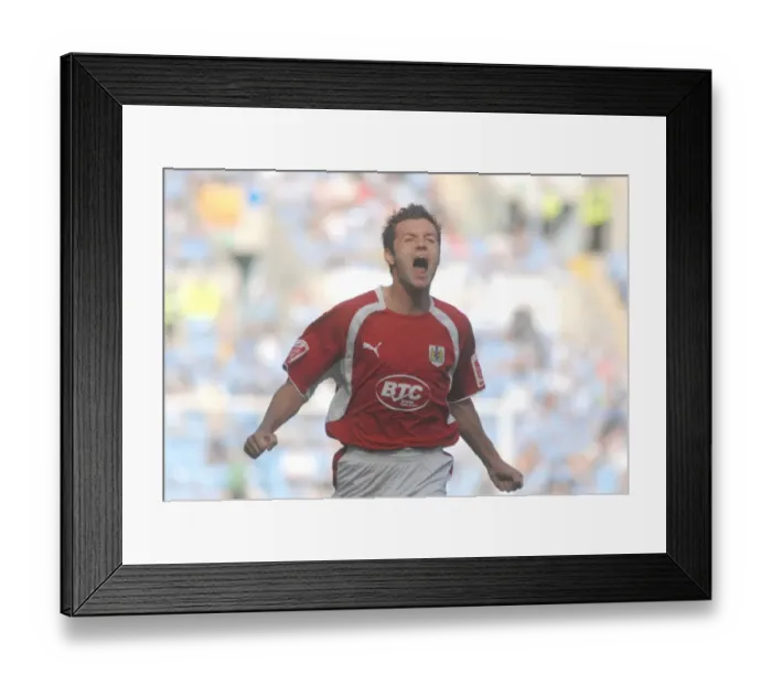 Framed Print : Ivan Sproule: Fueling the Fire in the Coventry City vs. Bristol City Football Rivalry Framed Print : Ivan Sproule: Fueling the Fire in the Coventry City vs. Bristol City Football Rivalry