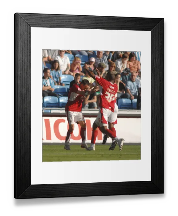 Framed Print : Celebration: Coventry City vs. Bristol City Framed Print : Celebration: Coventry City vs. Bristol City