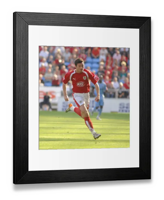 Framed Print : Ivan Sproule: Igniting the Rivalry - Coventry City vs. Bristol City Football Clash Framed Print : Ivan Sproule: Igniting the Rivalry - Coventry City vs. Bristol City Football Clash