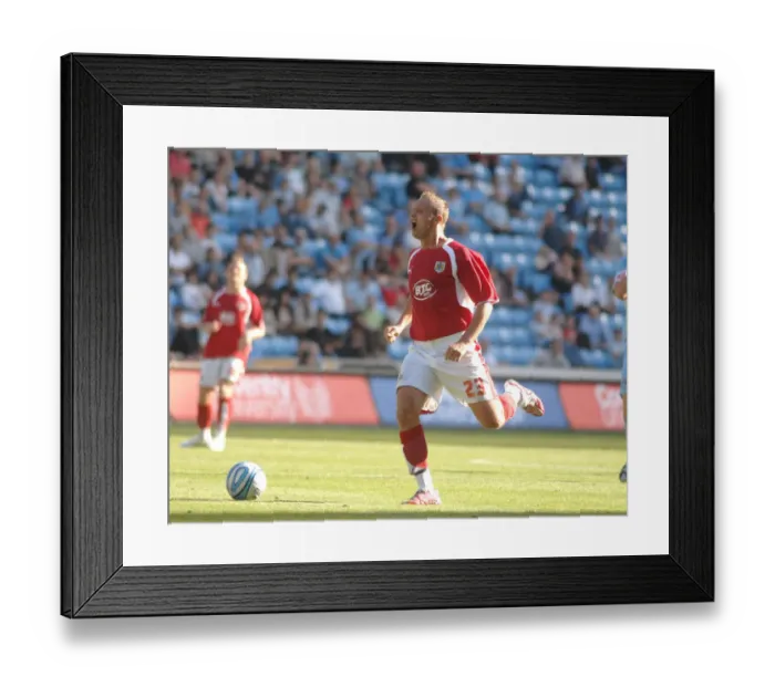 Framed Print : Intense Rivalry: The Epic Clash Between Coventry City and Bristol City - Lee Trundle's Battle on the Field Framed Print : Intense Rivalry: The Epic Clash Between Coventry City and Bristol City - Lee Trundle's Battle on the Field