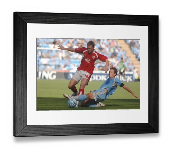 Framed Print : Brian Wilson in Action: Coventry City vs. Bristol City Framed Print : Brian Wilson in Action: Coventry City vs. Bristol City