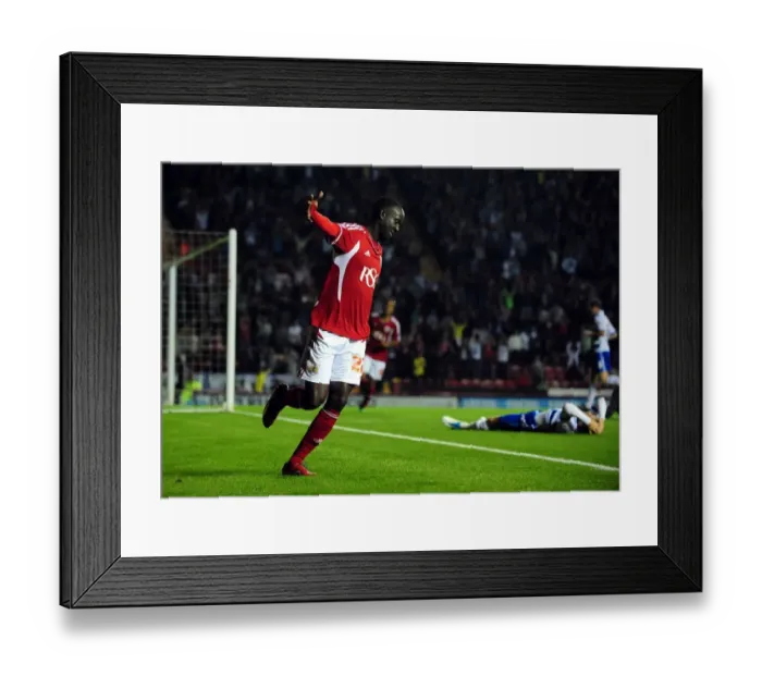 Framed Print : Adomah's Memorable Debut Goal: Bristol City Opens Championship Season Against Reading (September 2011) Framed Print : Adomah's Memorable Debut Goal: Bristol City Opens Championship Season Against Reading (September 2011)