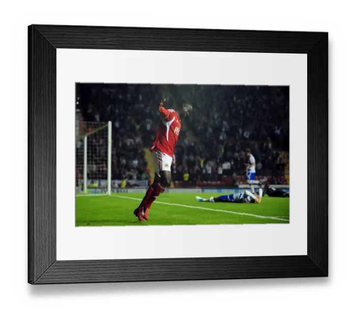 Framed Print : Bristol City's Albert Adomah Scores Championship Opener Against Reading at Ashton Gate Stadium (September 27, 2011) Framed Print : Bristol City's Albert Adomah Scores Championship Opener Against Reading at Ashton Gate Stadium (September 27, 2011)
