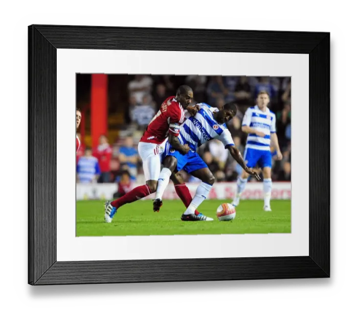 Framed Print : Championship Clash: Elliott vs. Leigertwood - Battle for Possession, Bristol City vs. Reading, September 2011 Framed Print : Championship Clash: Elliott vs. Leigertwood - Battle for Possession, Bristol City vs. Reading, September 2011