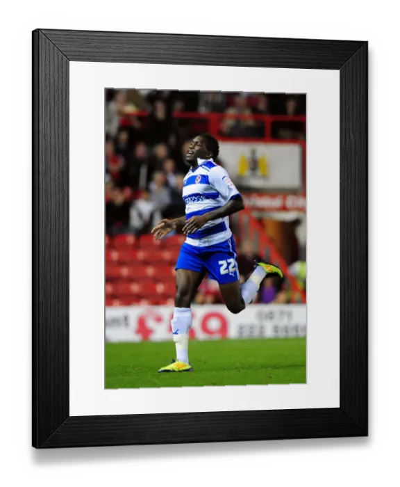 Framed Print : Bristol City FC: Mathieu Manset Scores Dramatic Late Winner Against Reading in Championship Match (September 2011)
