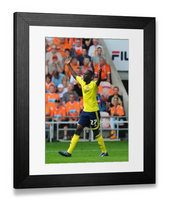 Framed Print : Albert Adomah's Disallowed Goal: Blackpool vs. Bristol City (League Cup, 01 / 10 / 2011) Framed Print : Albert Adomah's Disallowed Goal: Blackpool vs. Bristol City (League Cup, 01 / 10 / 2011)