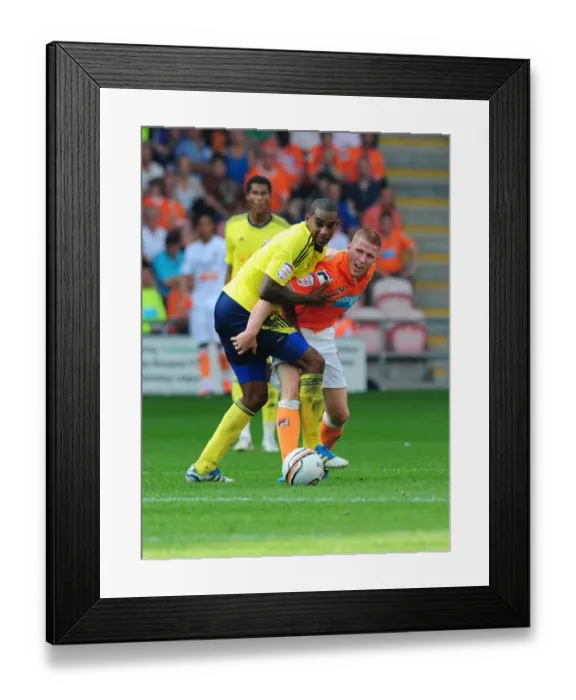 Framed Print : Blackpool vs. Bristol City - League Cup Clash at Bloomfield Road, October 2011 Framed Print : Blackpool vs. Bristol City - League Cup Clash at Bloomfield Road, October 2011