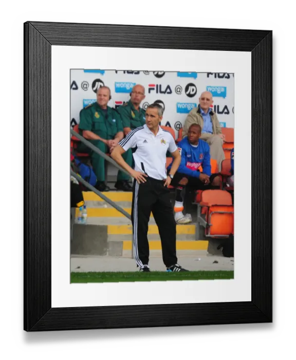 Framed Print : Keith Millen Leads Bristol City in League Cup Clash against Blackpool - 01 / 10 / 2011