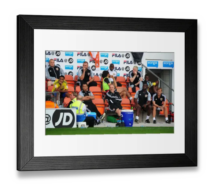 Framed Print : Bristol City Football Club - League Cup: Blackpool vs. Bristol City (1st October 2011) - Bench Reaction Framed Print : Bristol City Football Club - League Cup: Blackpool vs. Bristol City (1st October 2011) - Bench Reaction