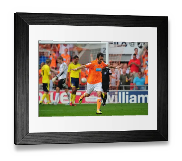 Framed Print : Blackpool's Daniel Bogdanovic Celebrates in League Cup Match Against Bristol City - 01 / 10 / 2011 Framed Print : Blackpool's Daniel Bogdanovic Celebrates in League Cup Match Against Bristol City - 01 / 10 / 2011