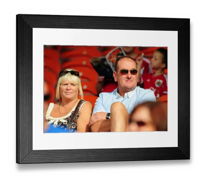 Framed Print : Bristol City vs. Blackpool: A Football Rivalry - Season 11-12