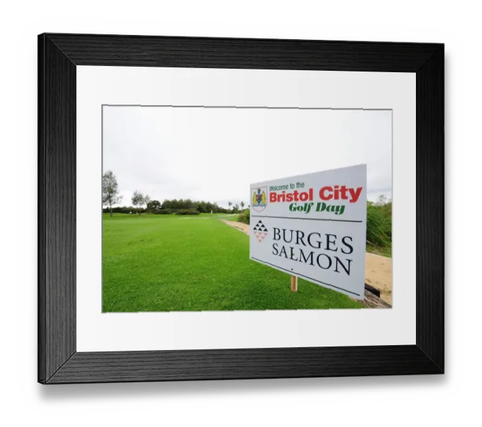 Framed Print : Bristol City Football Club: 11-12 Season Golf Day Framed Print : Bristol City Football Club: 11-12 Season Golf Day